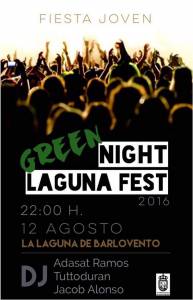 Fiesta Joven "Green Night Laguna Fest" Barlovento 2016