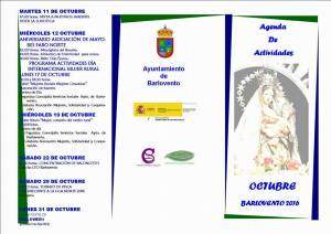 Agenda de Actividades de octubre de Barlovento 2016