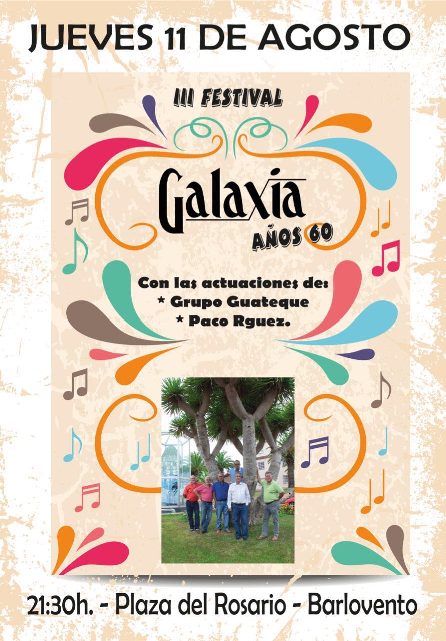 III Festival Grupo Galaxia años 60