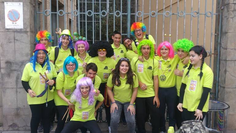 Batucada SAMBA TAO en el encuentro batucadas carnavales 2016 Santa Cruz de La Palma.