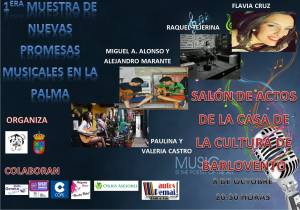 Primera muestra de nuevas Promesas Musicales en La Palma
