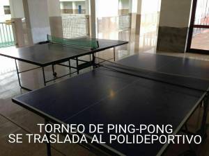 Torneo de Ping-Pong en el Polideportivo