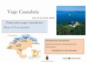 Viaje a Cantabria del 20 al 26 de abril Ayto Barlovento La Palma 2016