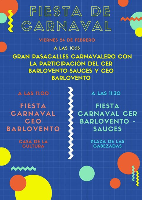 Fiesta del Carnaval del CEO Barlovento-Sauces