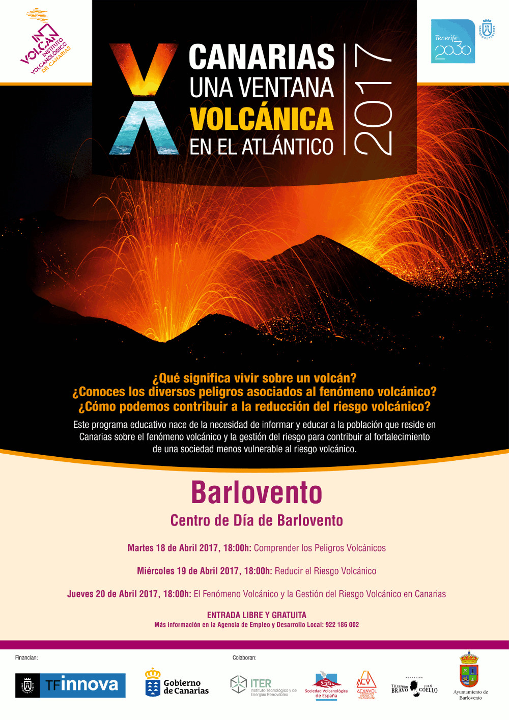 Programa educativo «Canarias, una ventana Volcánica en el Atlántico»