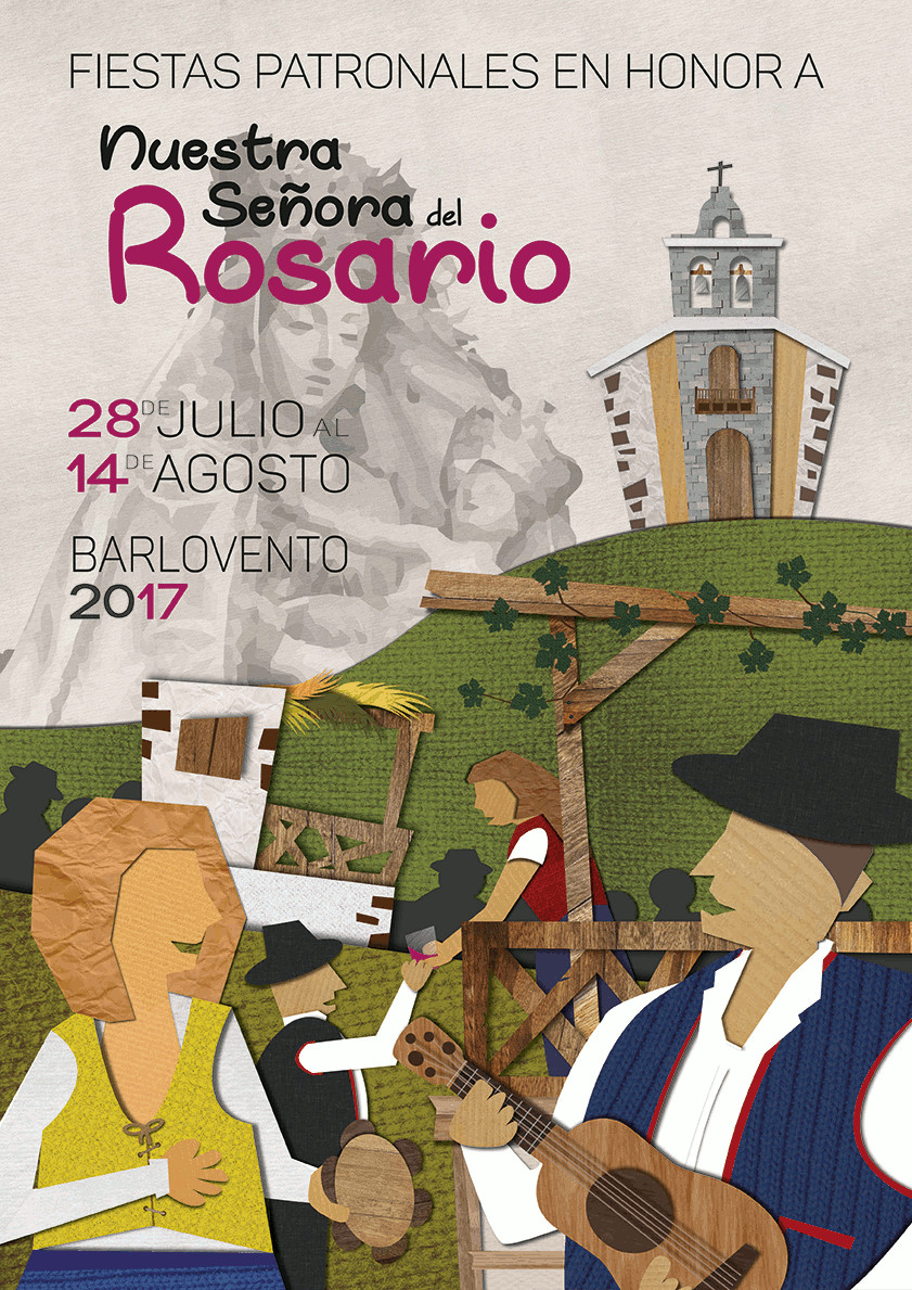 Barlovento ya tiene cartel anunciador de sus Fiestas Patronales en honor a Ntra. del Rosario 2017