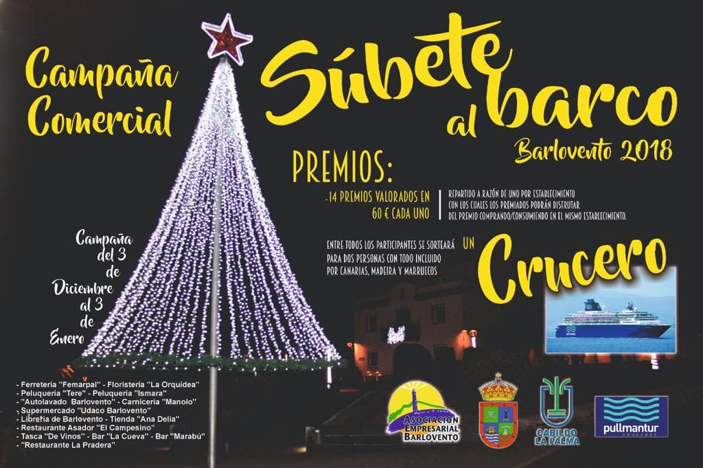 Bajo el título “Súbete al Barco” arranca la campaña comercial de Navidad en Barlovento