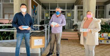 El Ayuntamiento de Barlovento reparte test de antígenos y mascarillas en los colegios del municipio