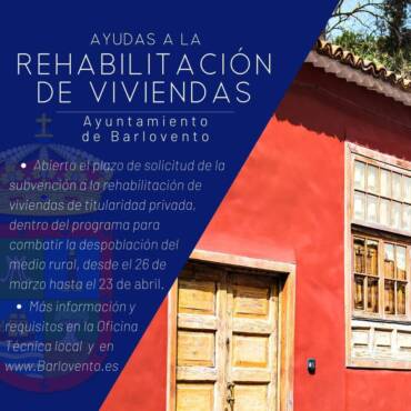 Bases Reguladoras por rehabilitación de viviendas de titularidad privada en el medio rural del plan vivienda de Canarias 2020-2025.