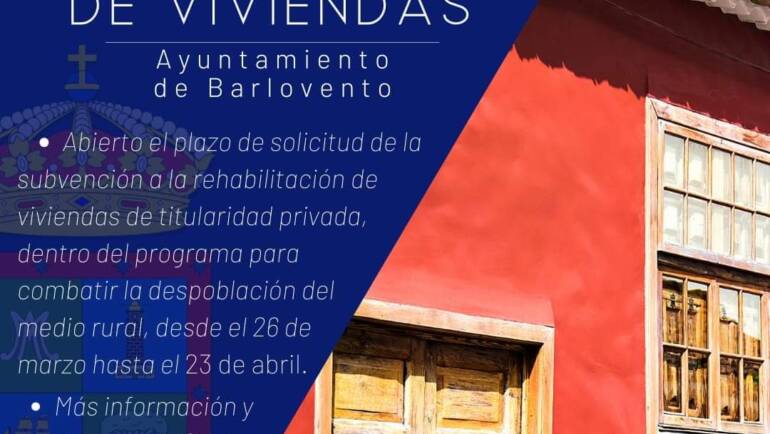 Bases Reguladoras por rehabilitación de viviendas de titularidad privada en el medio rural del plan vivienda de Canarias 2020-2025.