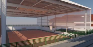 El Ayuntamiento de Barlovento saca a licitar el techado de la cancha del CEO de Barlovento.