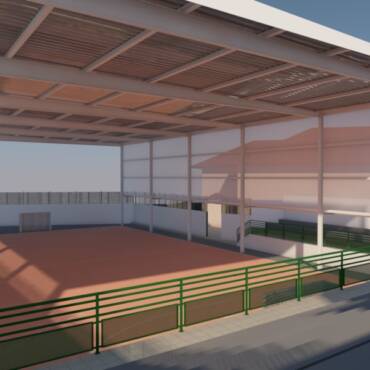 El Ayuntamiento de Barlovento saca a licitar el techado de la cancha del CEO de Barlovento.