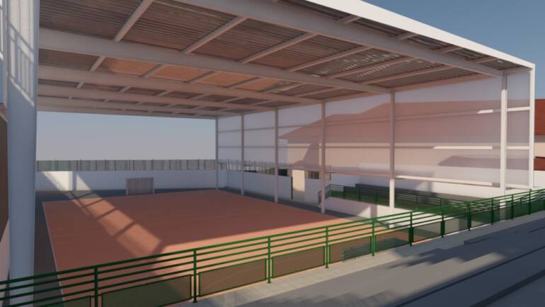 El Ayuntamiento de Barlovento saca a licitar el techado de la cancha del CEO de Barlovento.