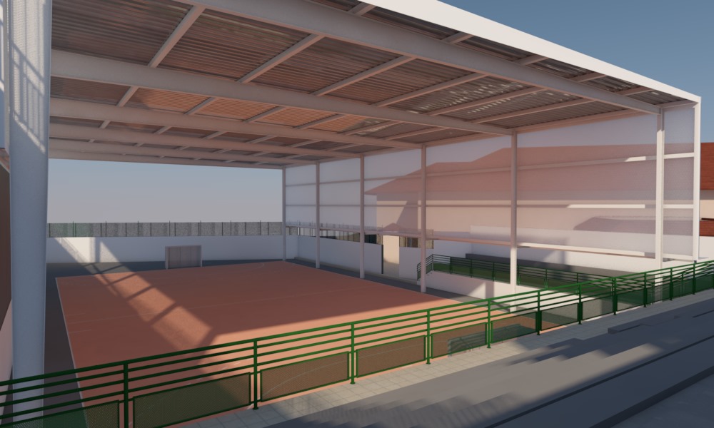 El Ayuntamiento de Barlovento saca a licitar el techado de la cancha del CEO de Barlovento.