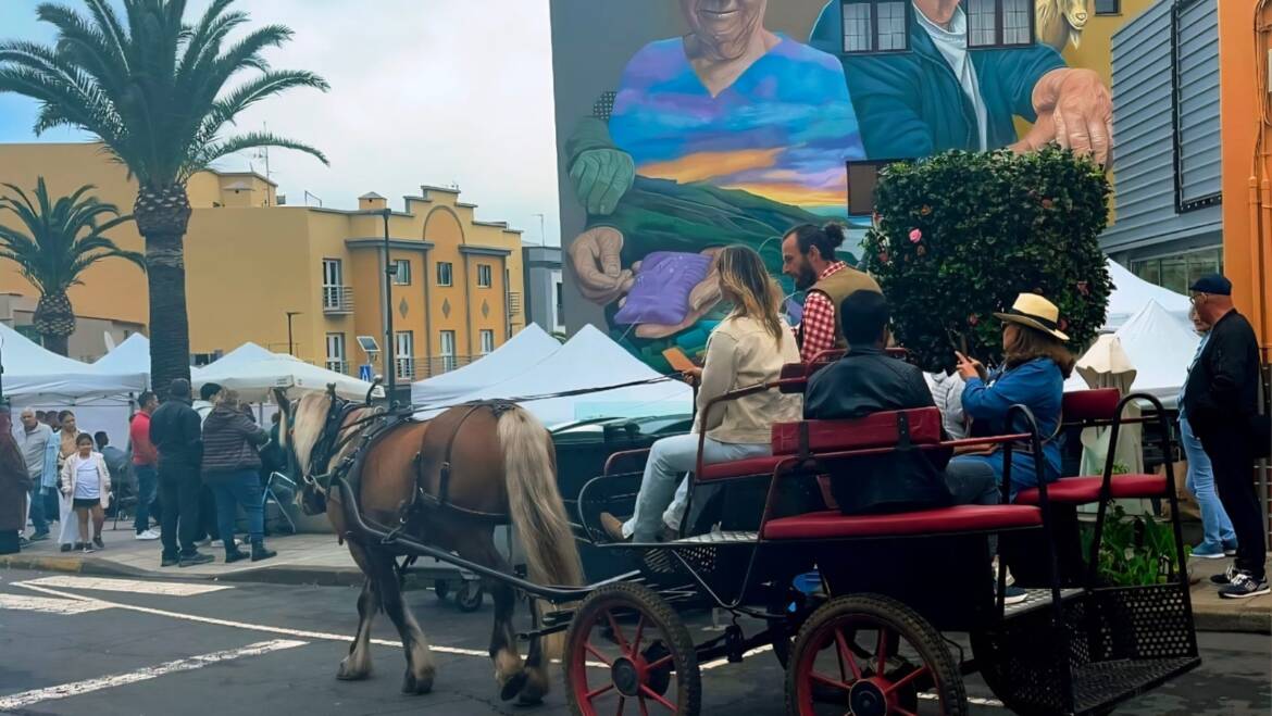 Barlovento celebra el Mercadillo Agrícola y Artesano dedicado a la Feria de Abril el próximo 12 de abril.