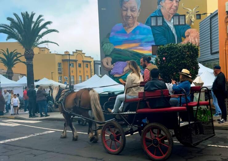 Barlovento celebra el Mercadillo Agrícola y Artesano dedicado a la Feria de Abril el próximo 12 de abril.