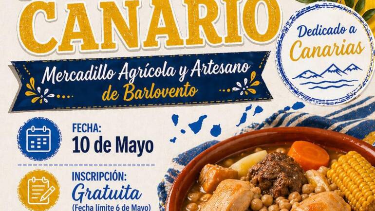 BASES DEL CONCURSO DEL PRIMER PUCHERO CANARIO EN EL MERCADILLO AGRICOLA Y ARTESANO DE BARLOVENTO EL 10 DE MAYO.