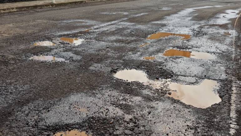 El Ayuntamiento de Barlovento solicita una actuación urgente e integral en la carretera de Las Cabezadas, LP-107.