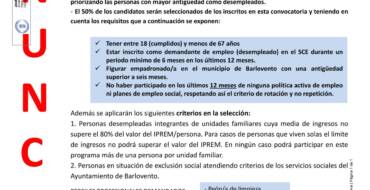 PRESELECCIÓN PROGRAMA DE EMPLEO SOCIAL (PES) BARLOVENTO 2025-2026.
