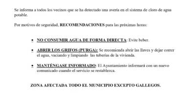 EL AYUNTAMIENTO DE BARLOVENTO INFORMA:
